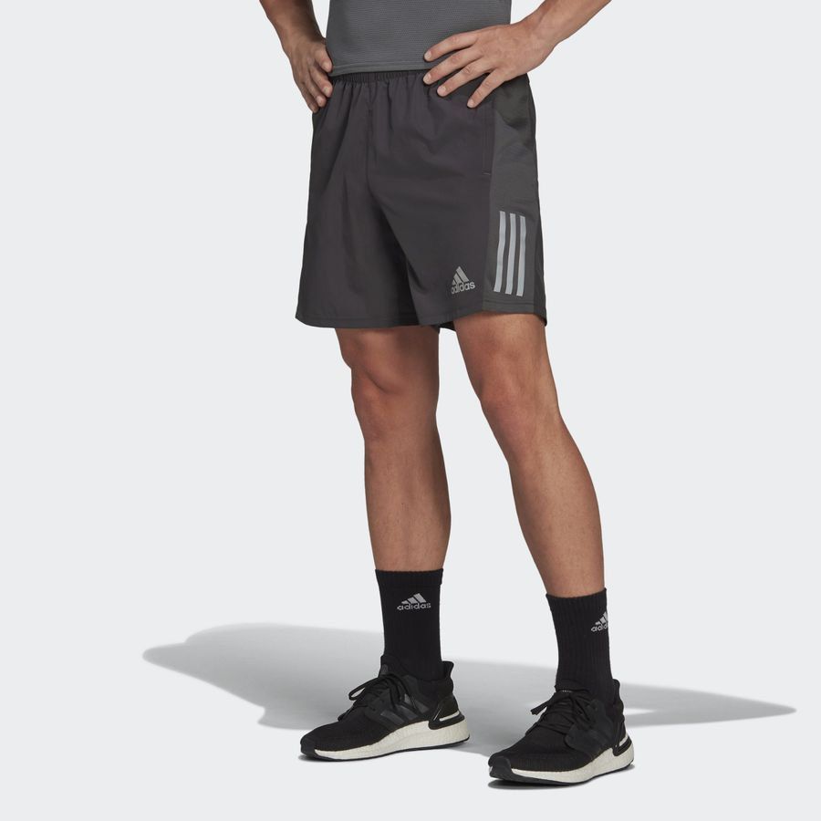 adidas Short Running Own The Run - Grey Six/Argenté