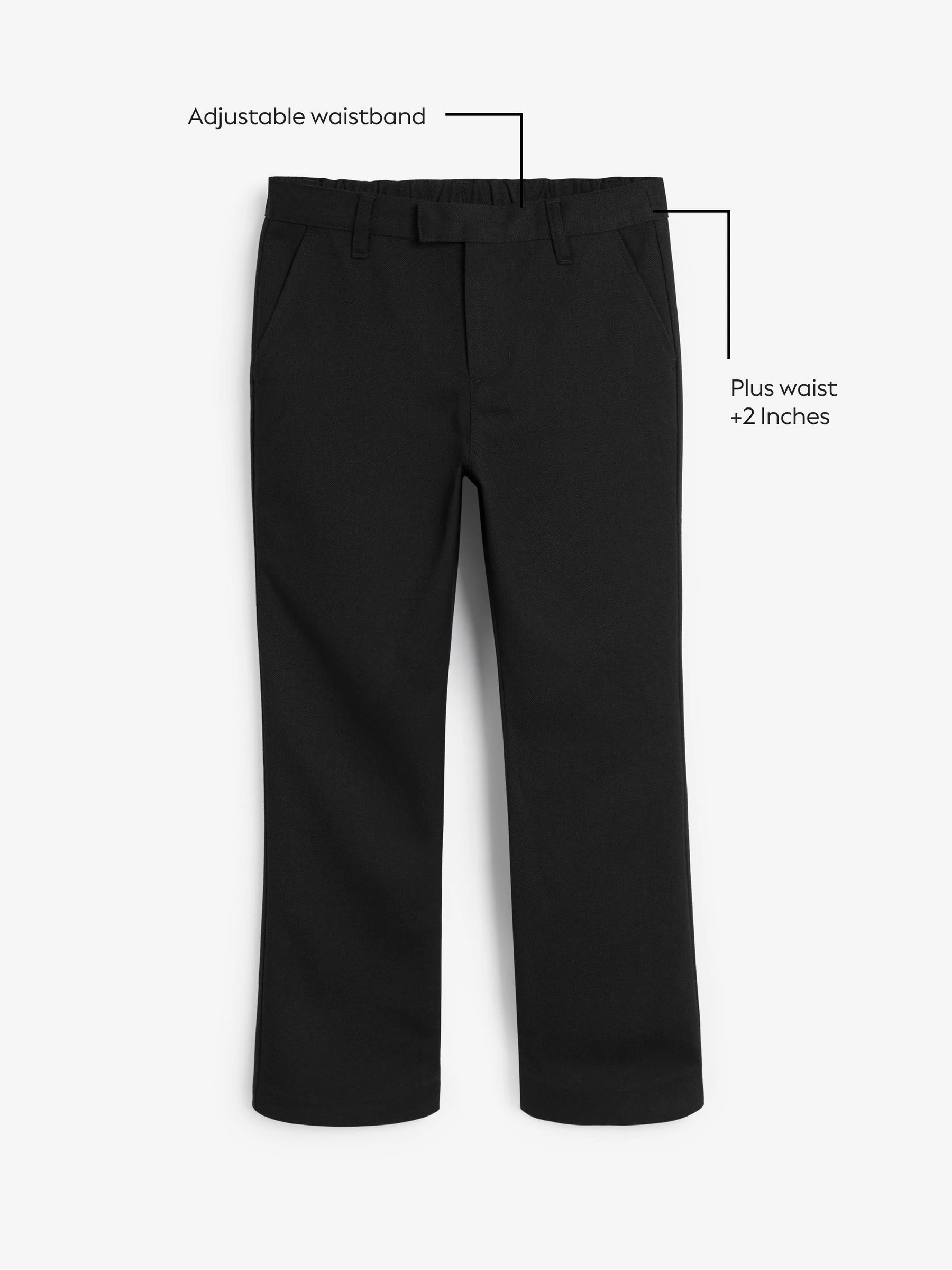 Zwart - Formele schoolbroek (3-17jr)