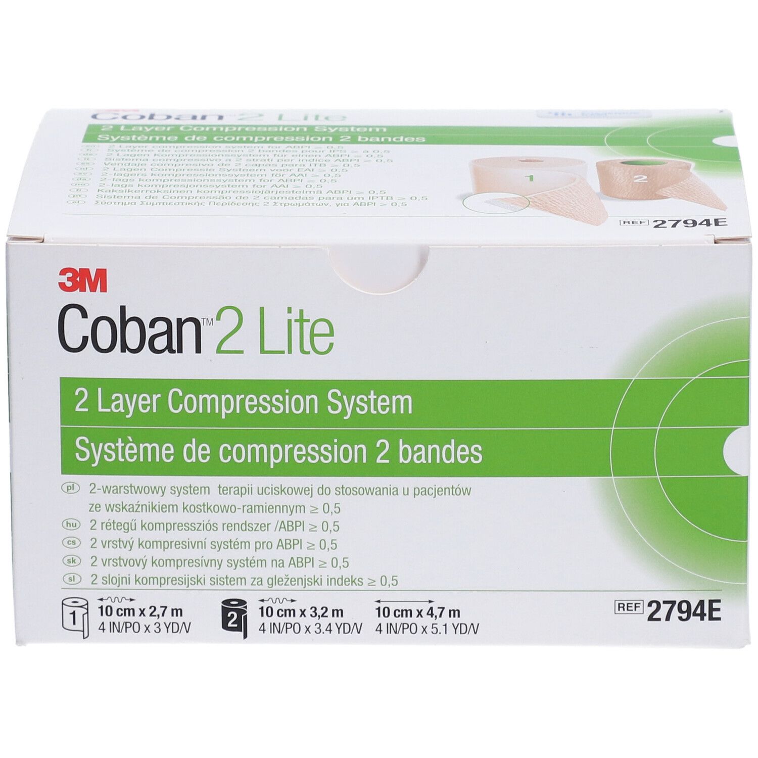 Coban 2-Lagem Kompressionssystem