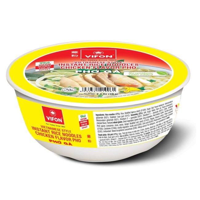 Vifon Instant Bowl Noedels Pho Ga Kippensmaak 70g