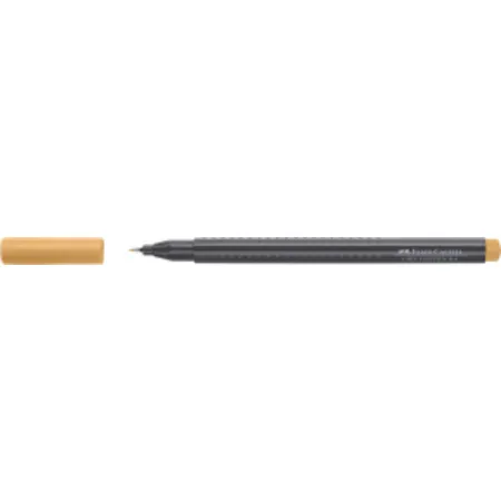 Faber-Castell Feinschreiber Finepen Grip 0,4 mm, braun ocker