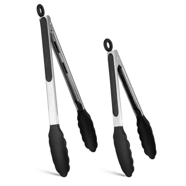 9 tommer+12 tommer køkkenkogetang til salat/pasta/grill/grill
