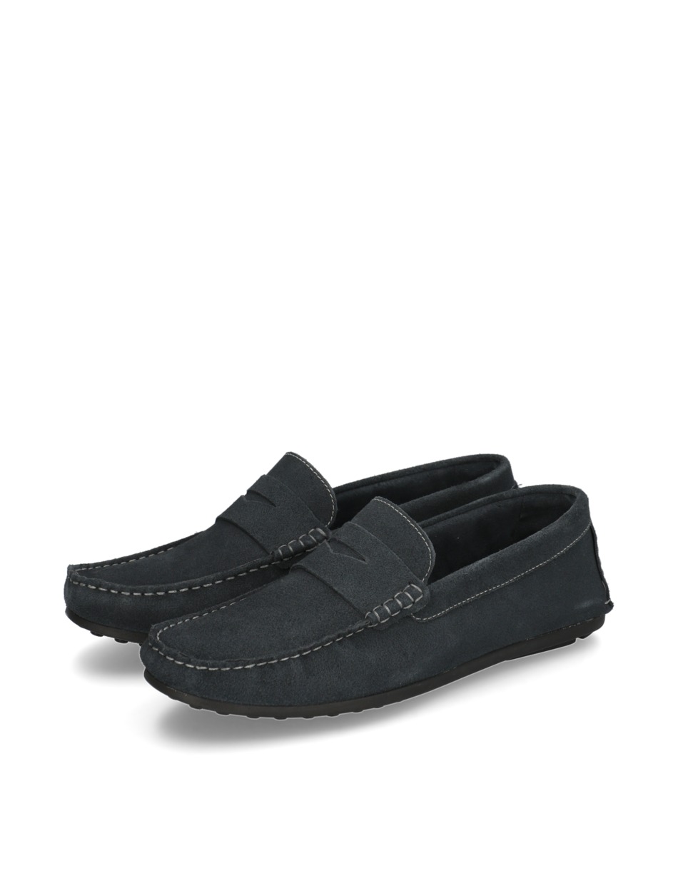 Veloursleder Slipper klassisch