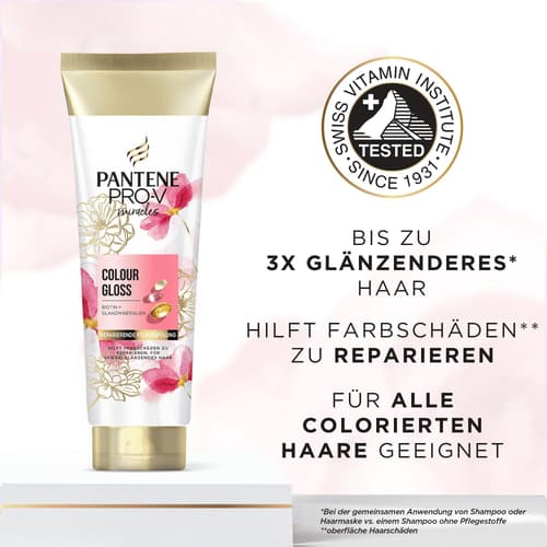Pantene Pro-V Miracles Colour Gloss Pflegespülung mit Biotin für Gefärbtes Haar