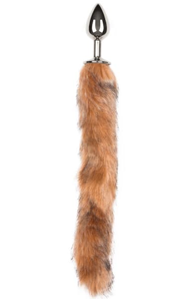 Easytoys Fox Tail Plug No. 7 Silver Analplugg med hale