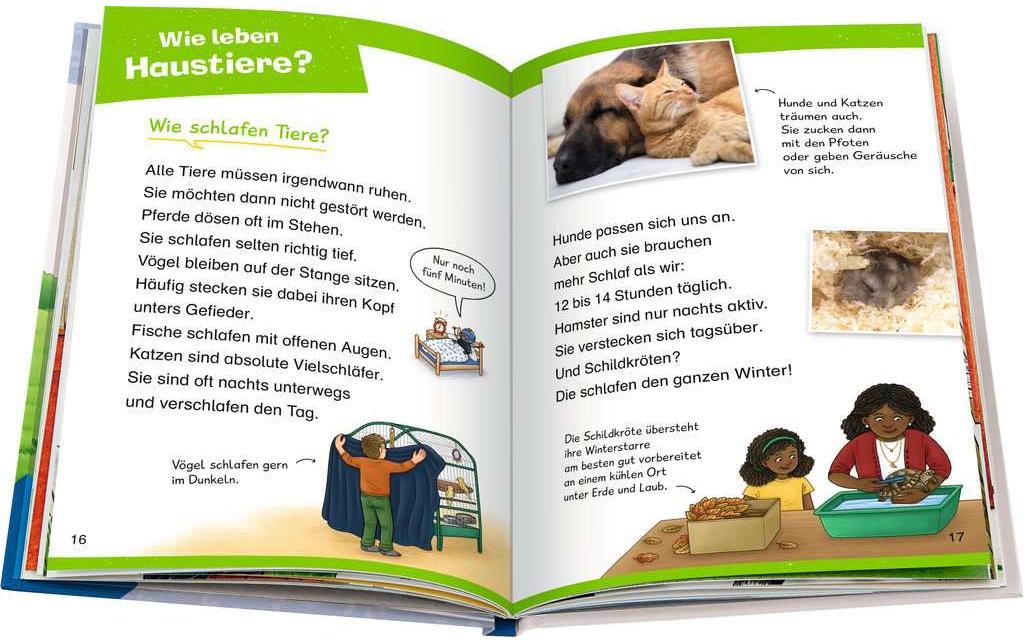 Kinder-Sachbuch WWW Erstleser – HaustiereLesetraining, Sachwissen und Spielspass in einem!