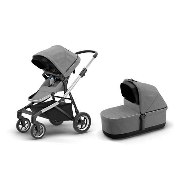 Thule Sleek Kinderwagen 2-in-1 Grey Melange