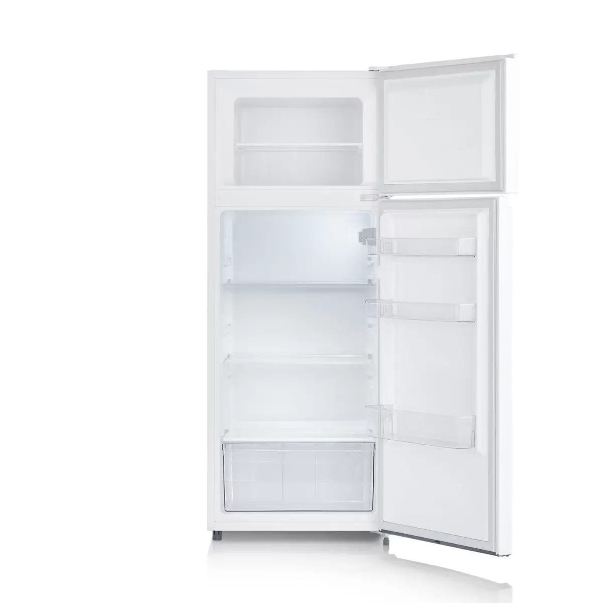 Kühlschrank freistehend über Severin DT8760 weiss