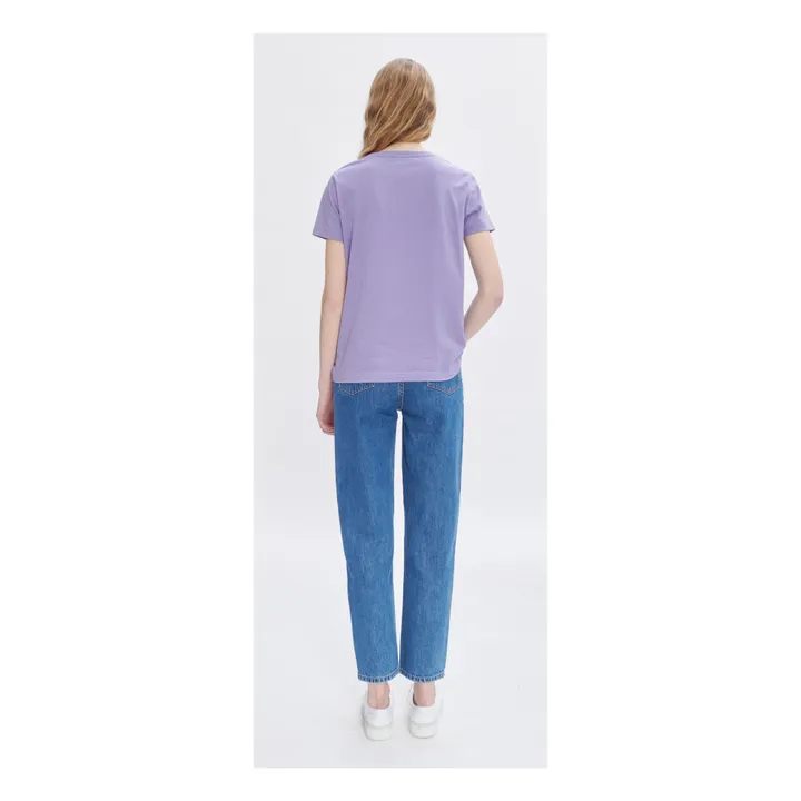 A.P.C. T-shirt Item F Overdye Coton Bio | Violet chiné