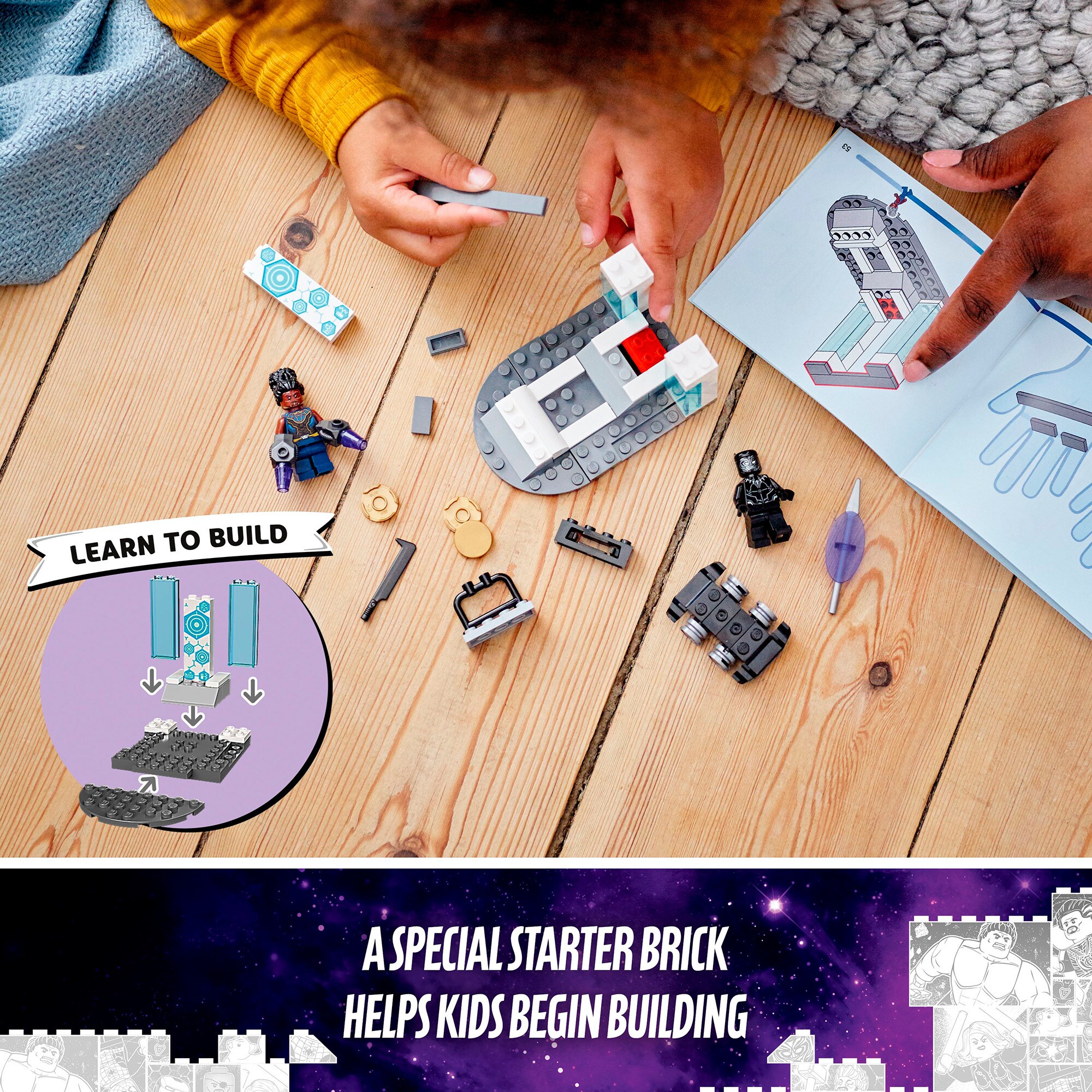 LEGO Konstruktionsspielzeug Marvel Super Heroes Shuris Labor