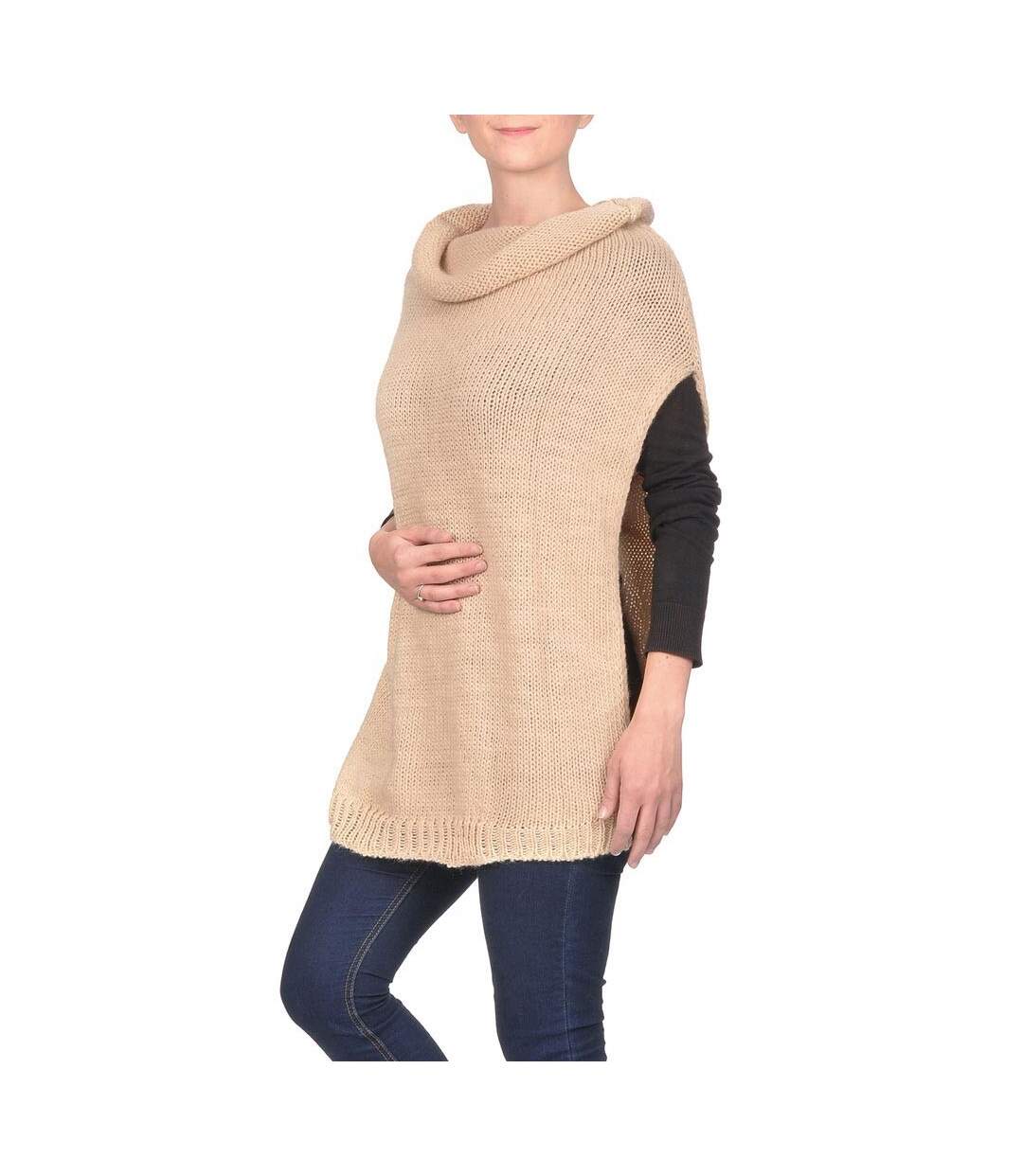 Poncho col roulé Ania  - Fabriqué en France