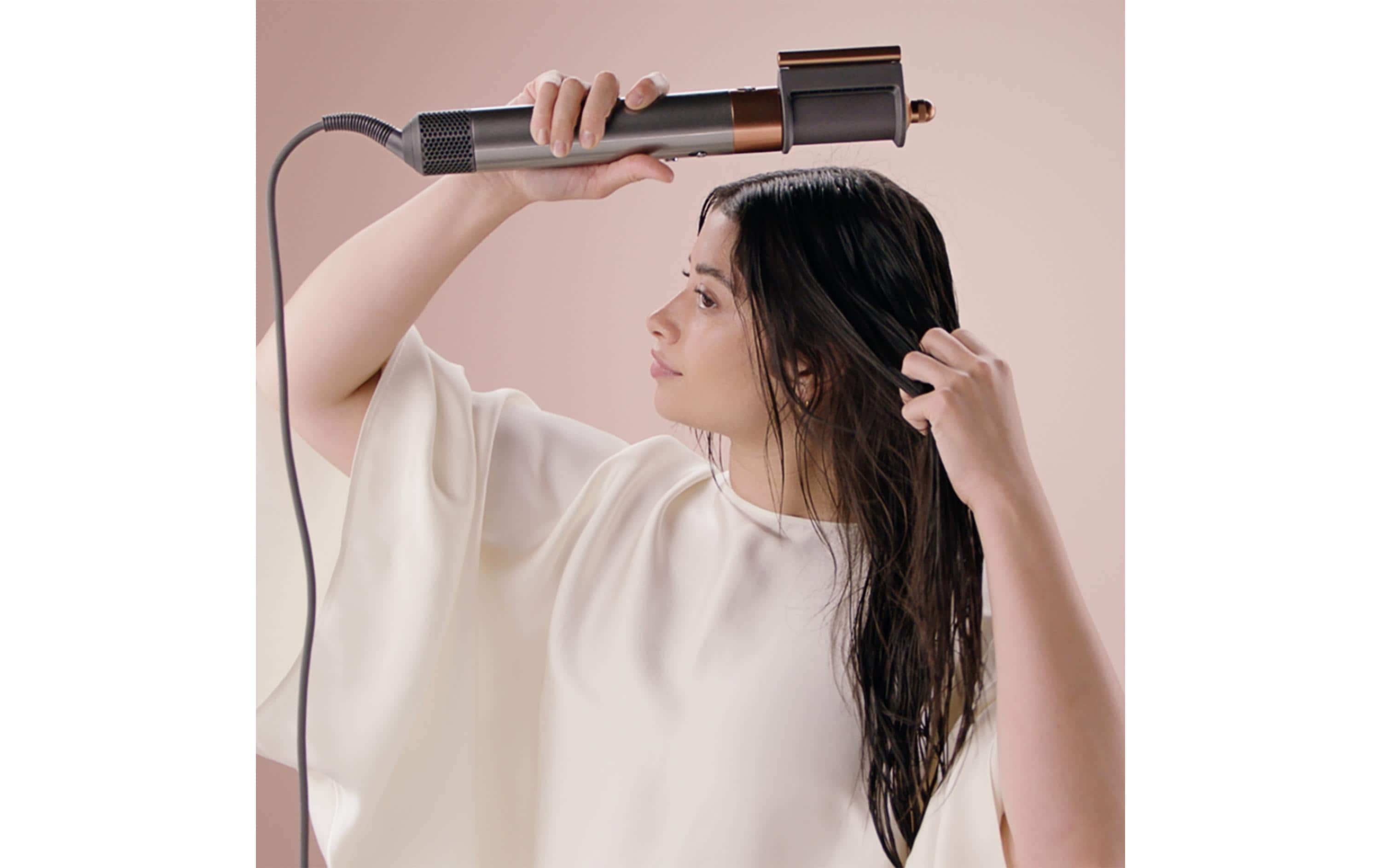 Lockenstyler Airwrap Complete Long Diffuse Nickel/Kupfer<br>Haarstyler