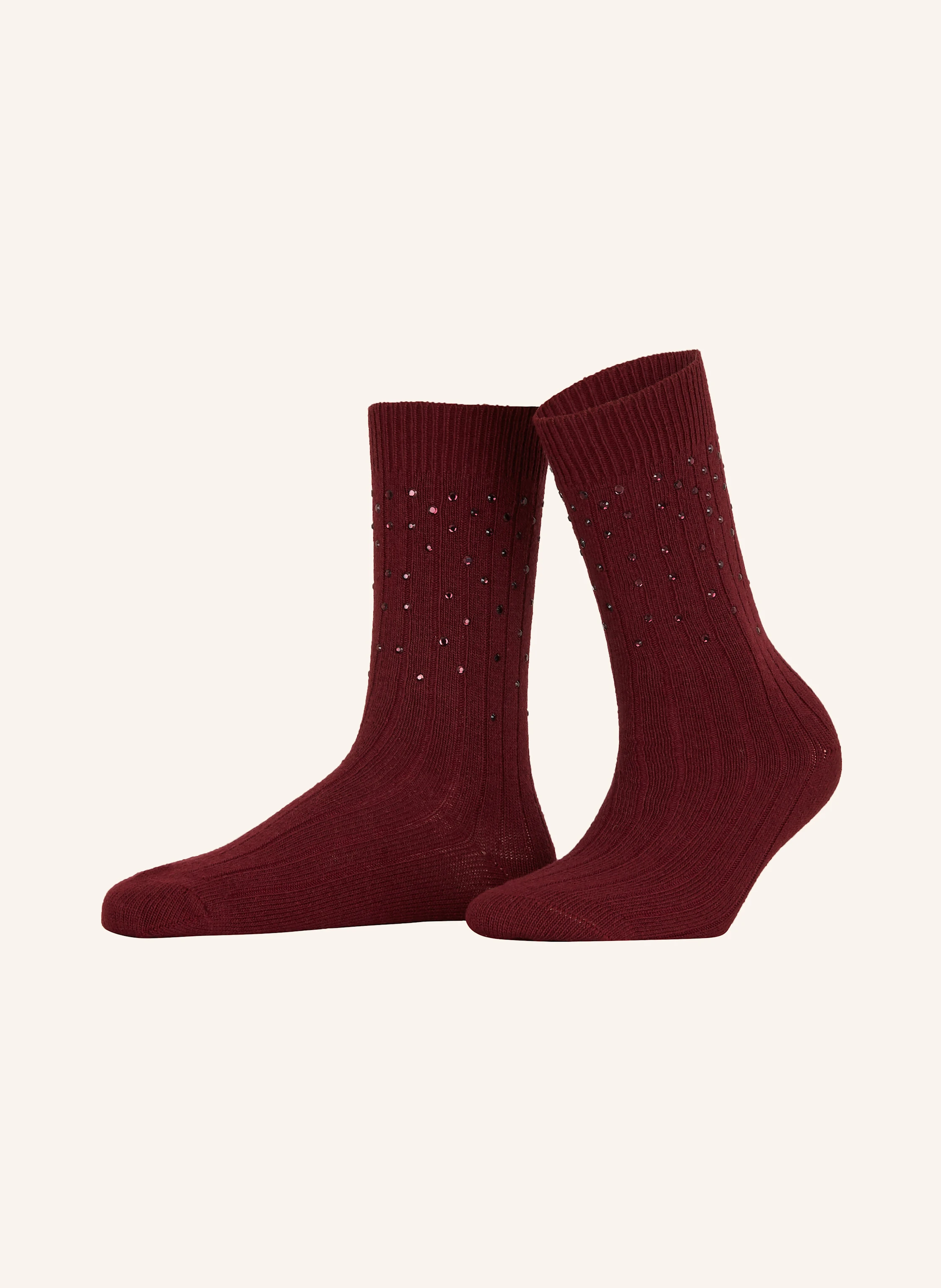 SANDRO Socken mit Schmucksteinen