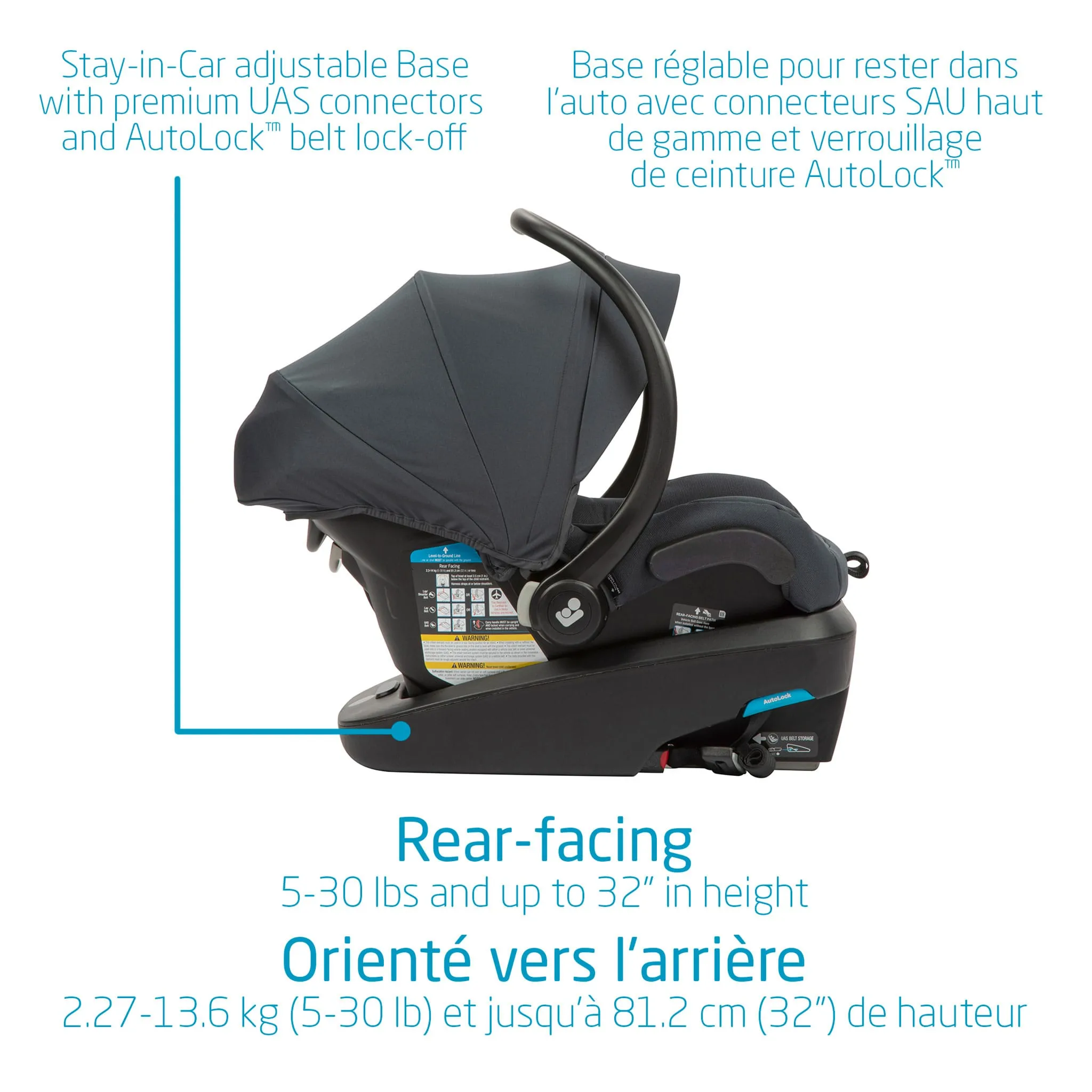 Maxi-cosi Système de Voyage Zelia Max - Northem Gris