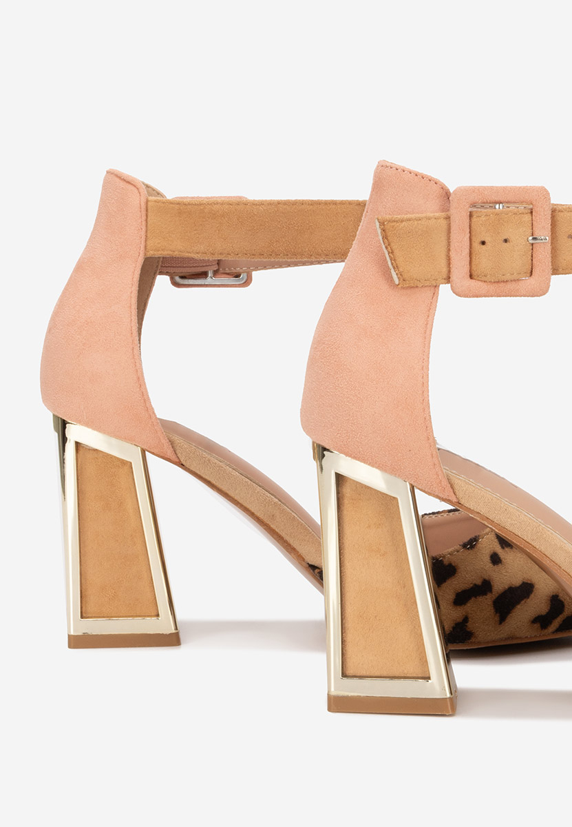 Chaussures à talon épais leopard Rebecka