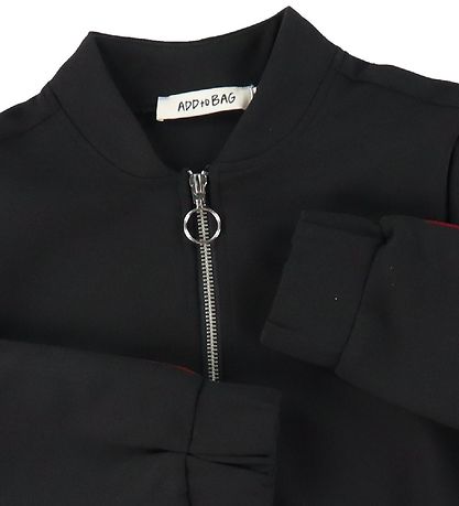 Add to Bag Cardigan - Sort/R?d