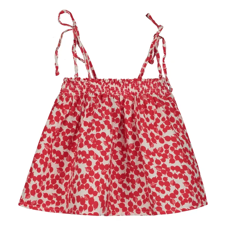 Letter To The World Top Como Coton Bio | Rouge