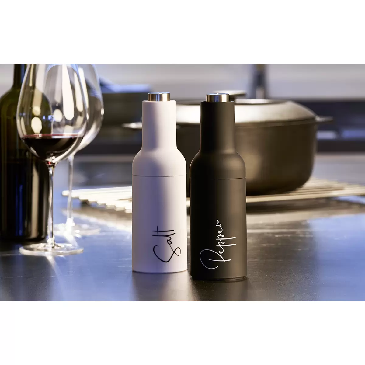 Elektrische Mühle Trisa Pure Elegance Salz weiss