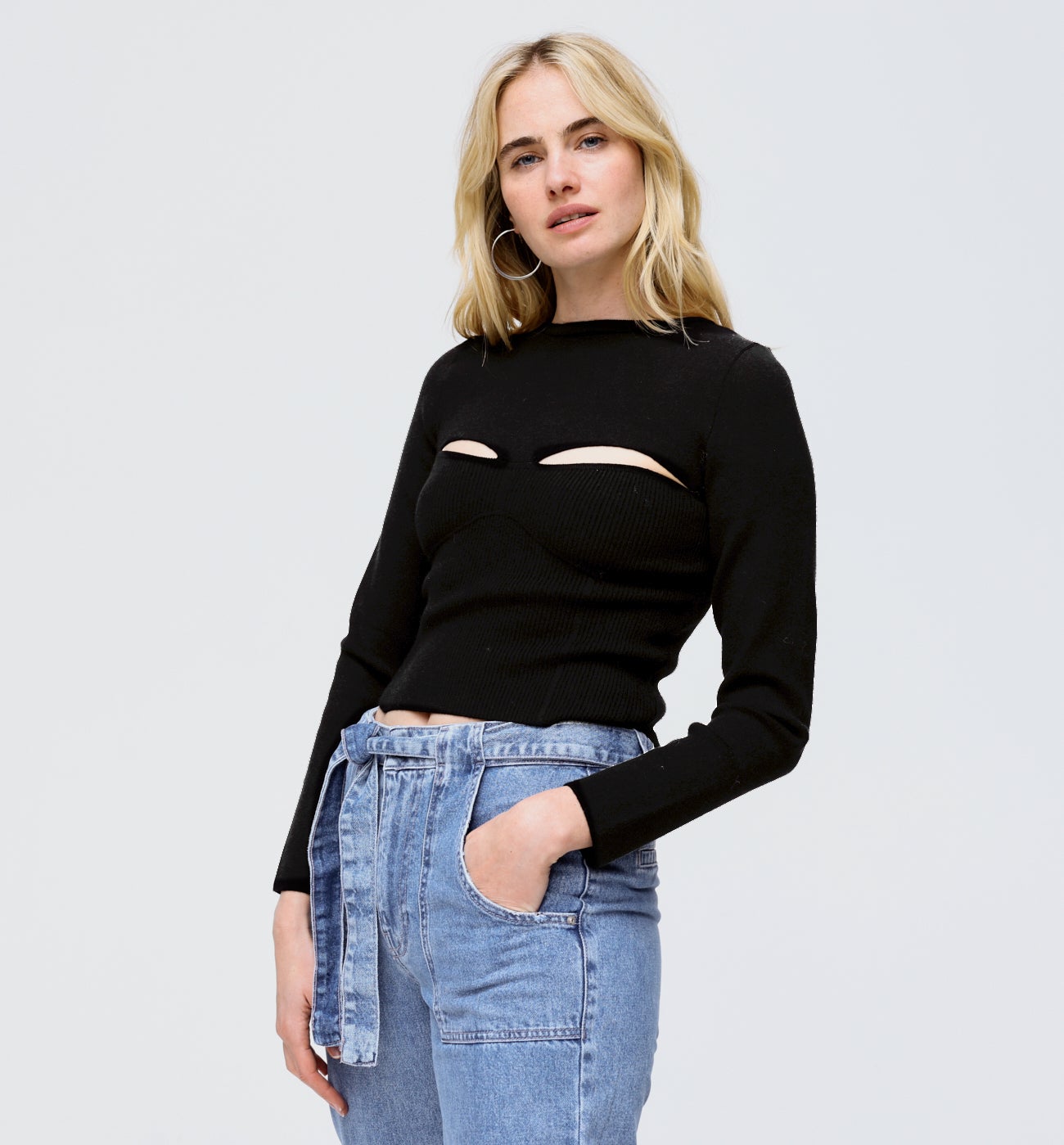 Pull court cut out - Noir