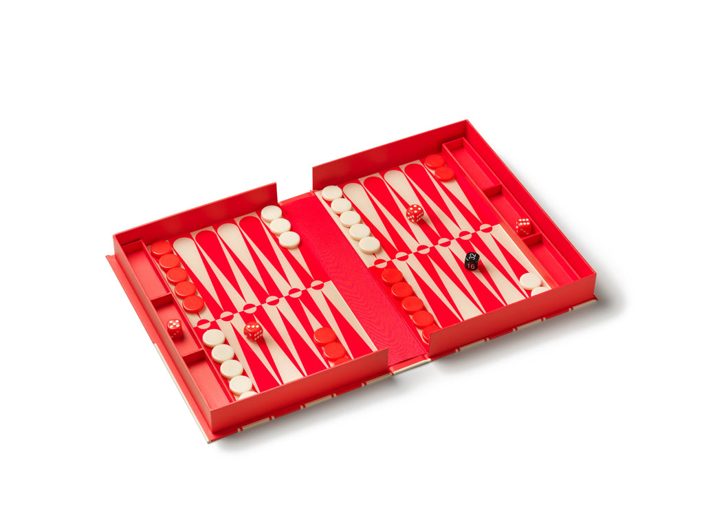 Printworks Spel Classic - Art of Backgammon - Rood|CrÃ¨me