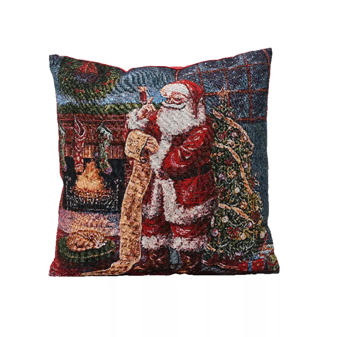 Coussin de Noël carré velours (45 x 45 cm) Nuit de Noël