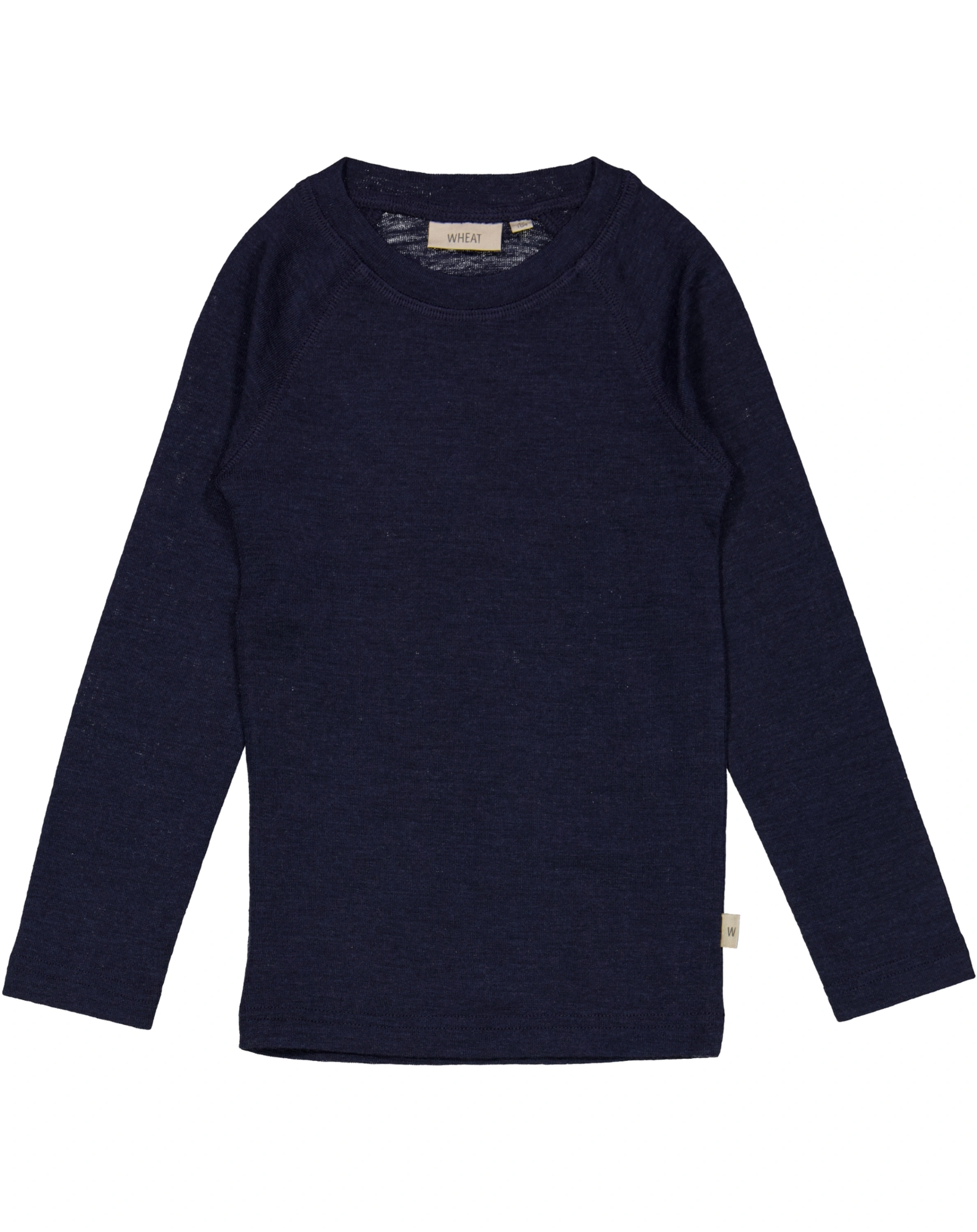 Woll-Langarmshirt SOFT in navy melange