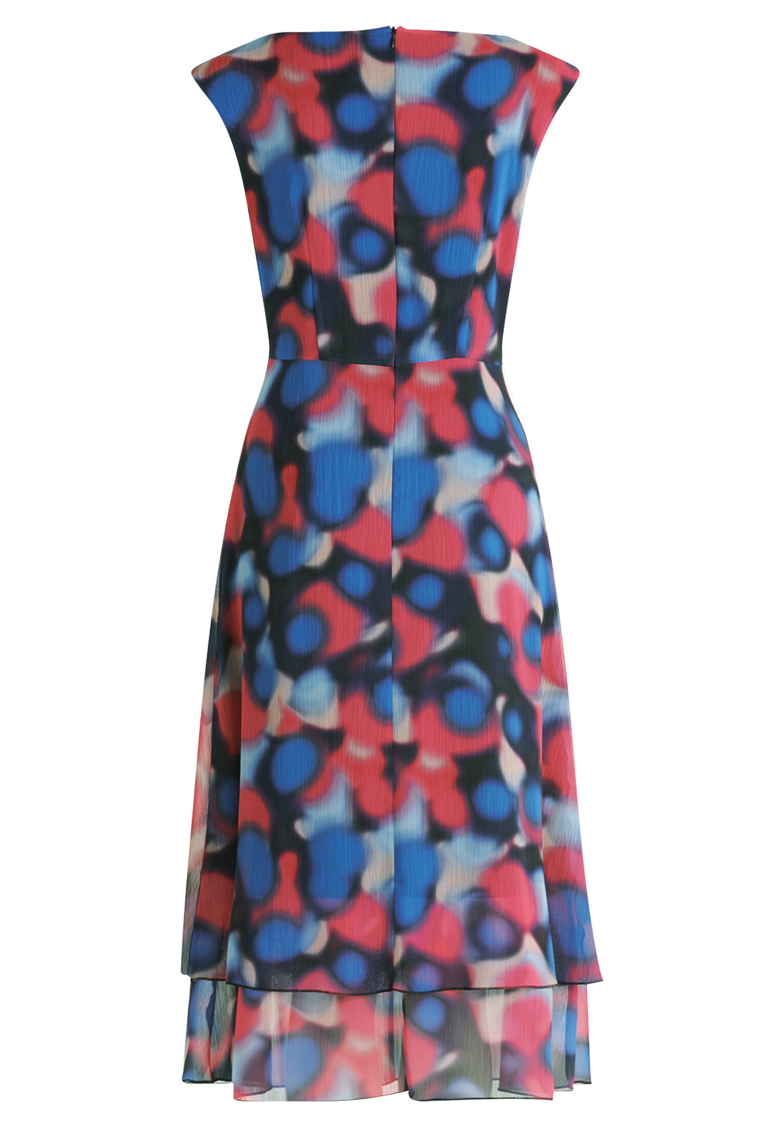 Betty & Co| Damen Midikleid mit Stufen