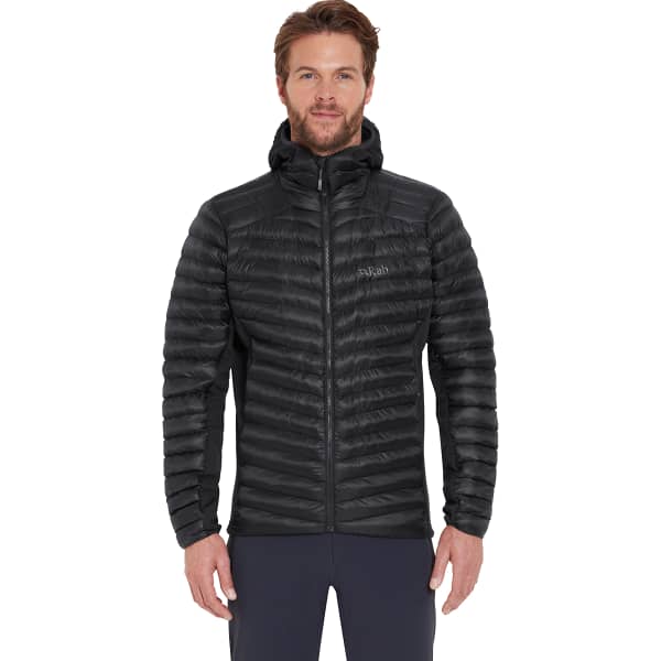 Doudoune randonnée RAB CIRRUS FLEX HOODY BLACK