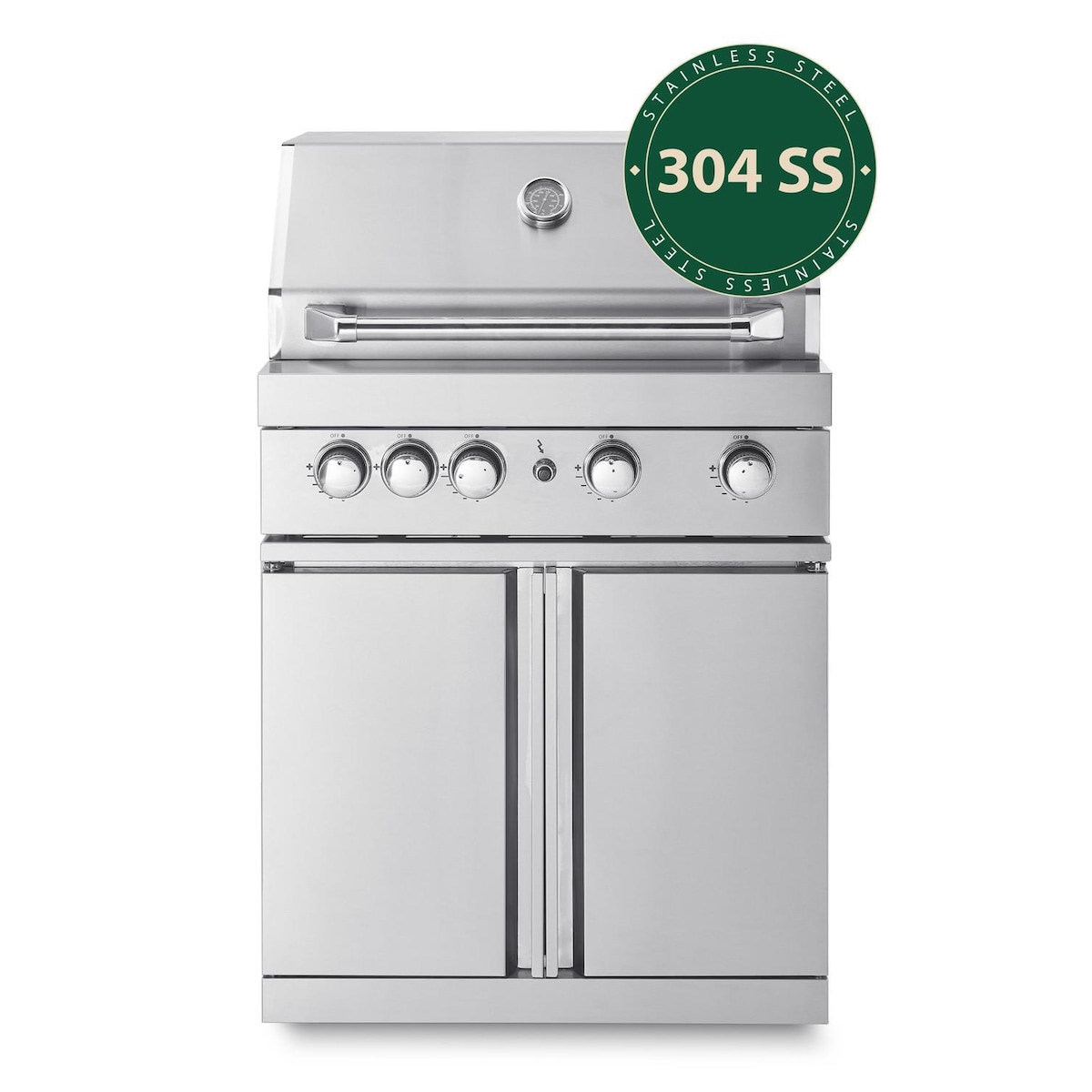 Myoutdoorkitchen - Frittstående gassgrill med 4 effektive brennere og infravarme