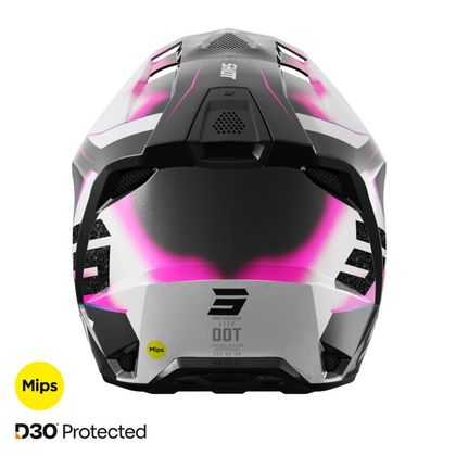 Casque cross Shot LITE - ASTRAL 2025 - Bleu / Rose