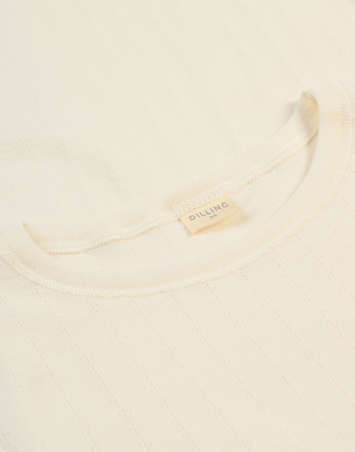Pointelle shirt van merinowol/zijde voor dames