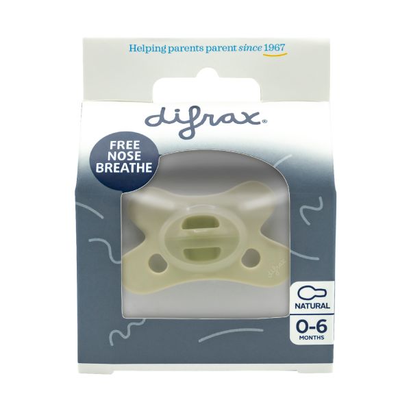 Difrax Fopspeen Naturel Edelsteen - Lime Emerald - 0-6 Mnd