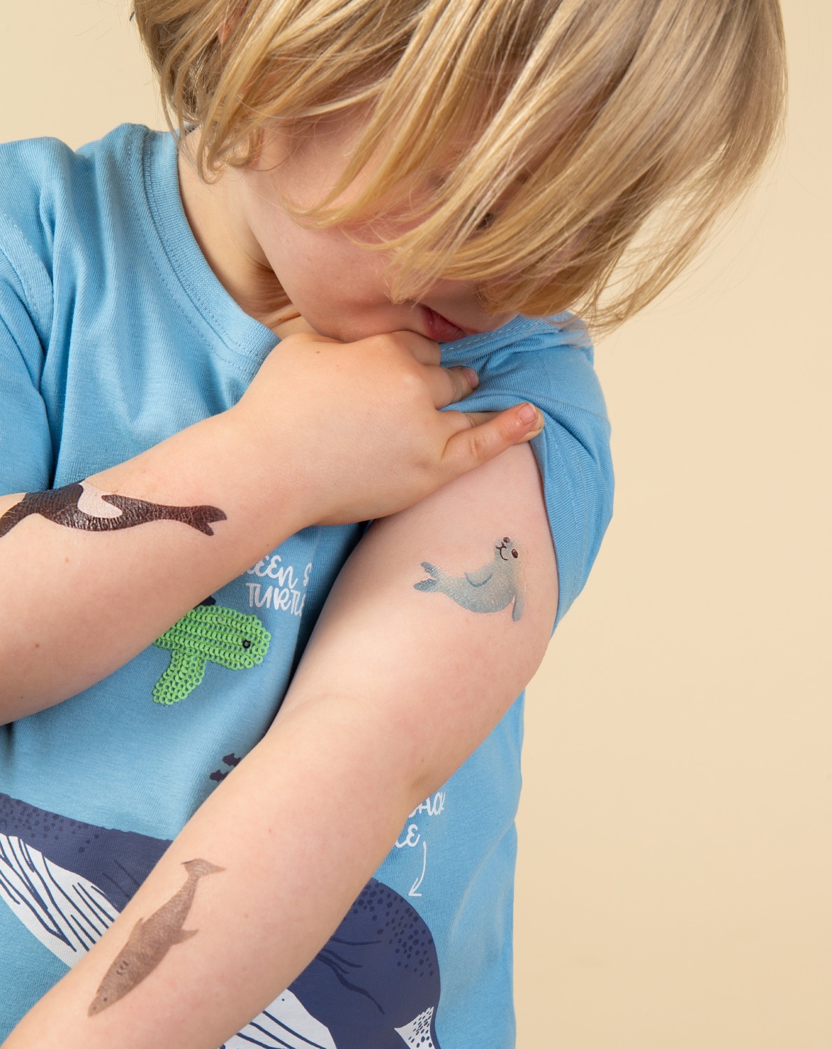 Klebetattoos SONNE, STRAND & MEHR 2er Pack