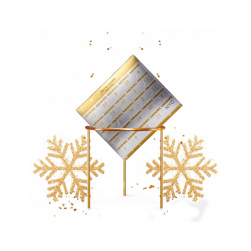 Calendrier de l'avent 24 bijoux - Edition Elégance - Finitions Dorées