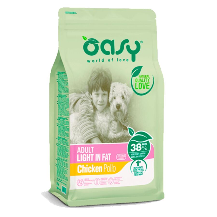 OASY ADULT DOG LIGHT CHICKEN 12KG