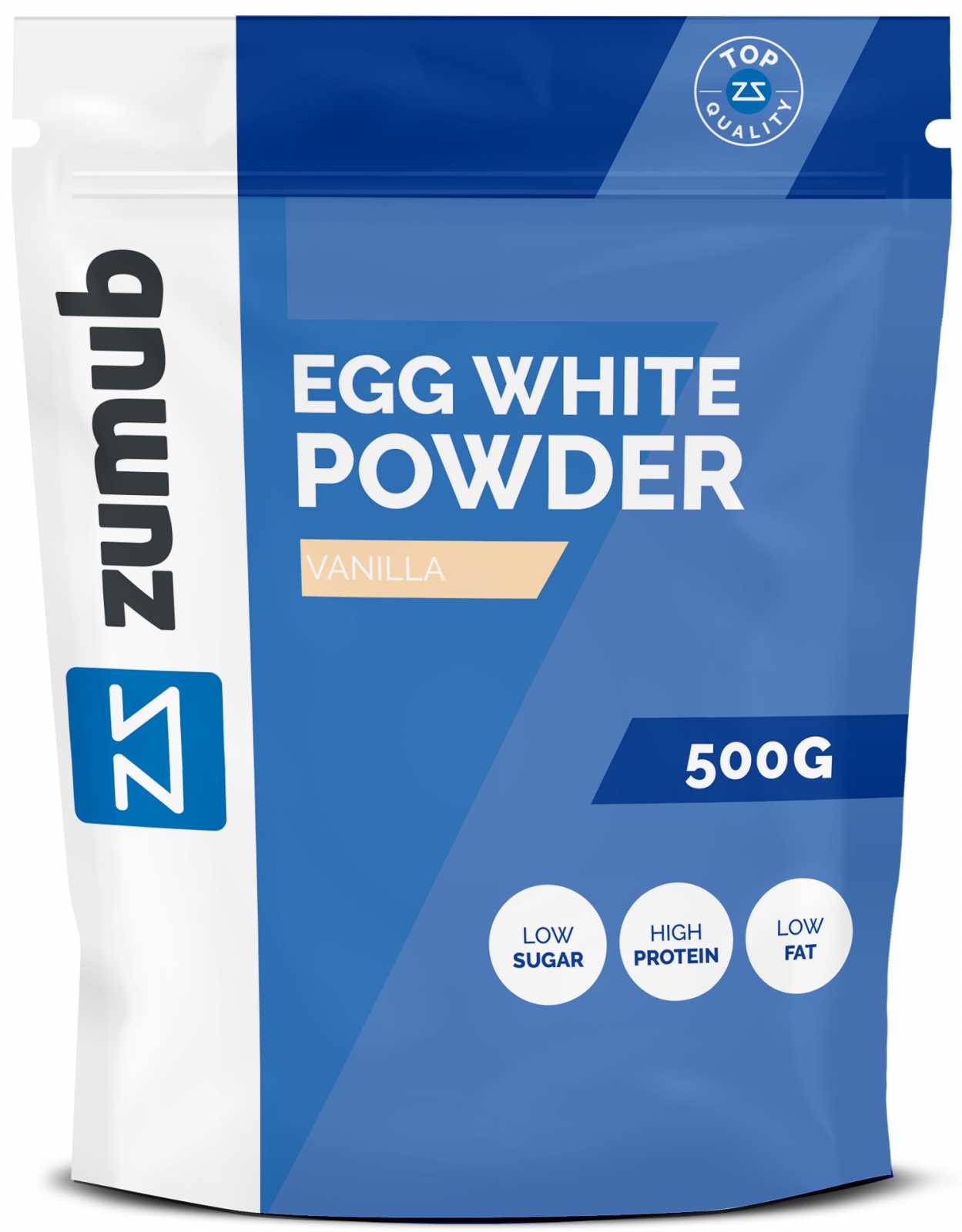 Proteína em pó de clara de ovo Zumub 500g