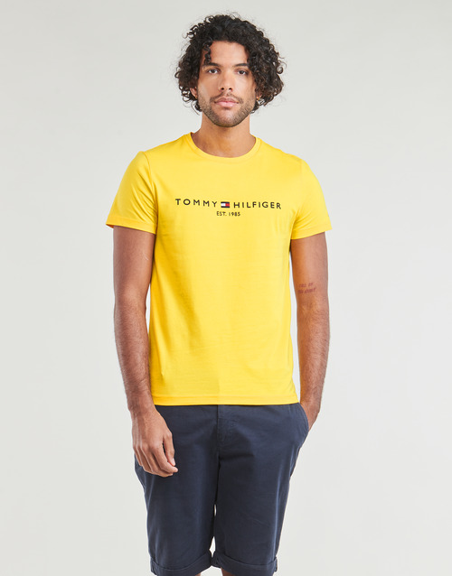 Tommy Hilfiger - TOMMY LOGO TEE - Jaune