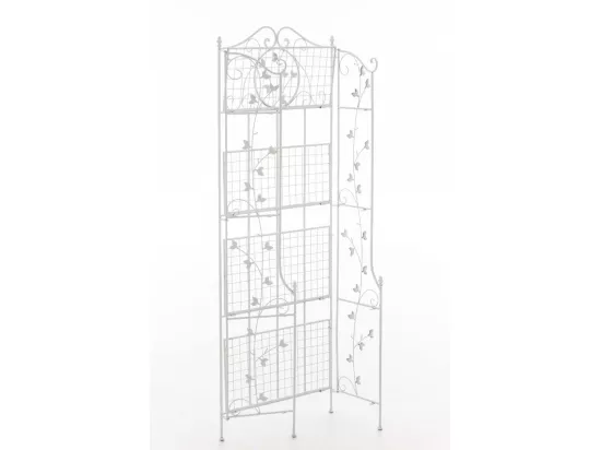 Étagères sur pied - Métal - 60 x 33 x 158cm - Blanc - Arona