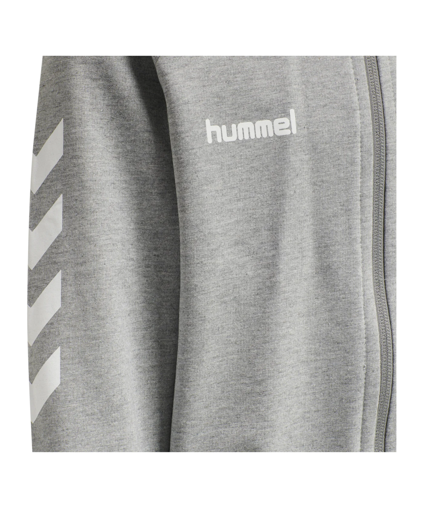 Hummel Cotton Kapuzenjacke Kids Grau F2006