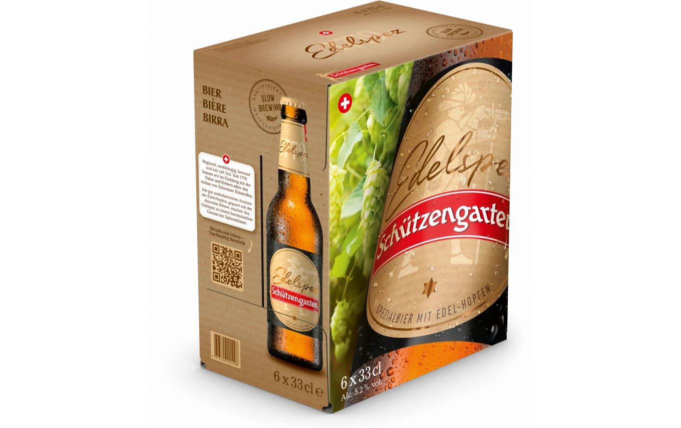 Bier Edelspez Premium 6 x 0.33 lSpezialbier aus der Schweiz