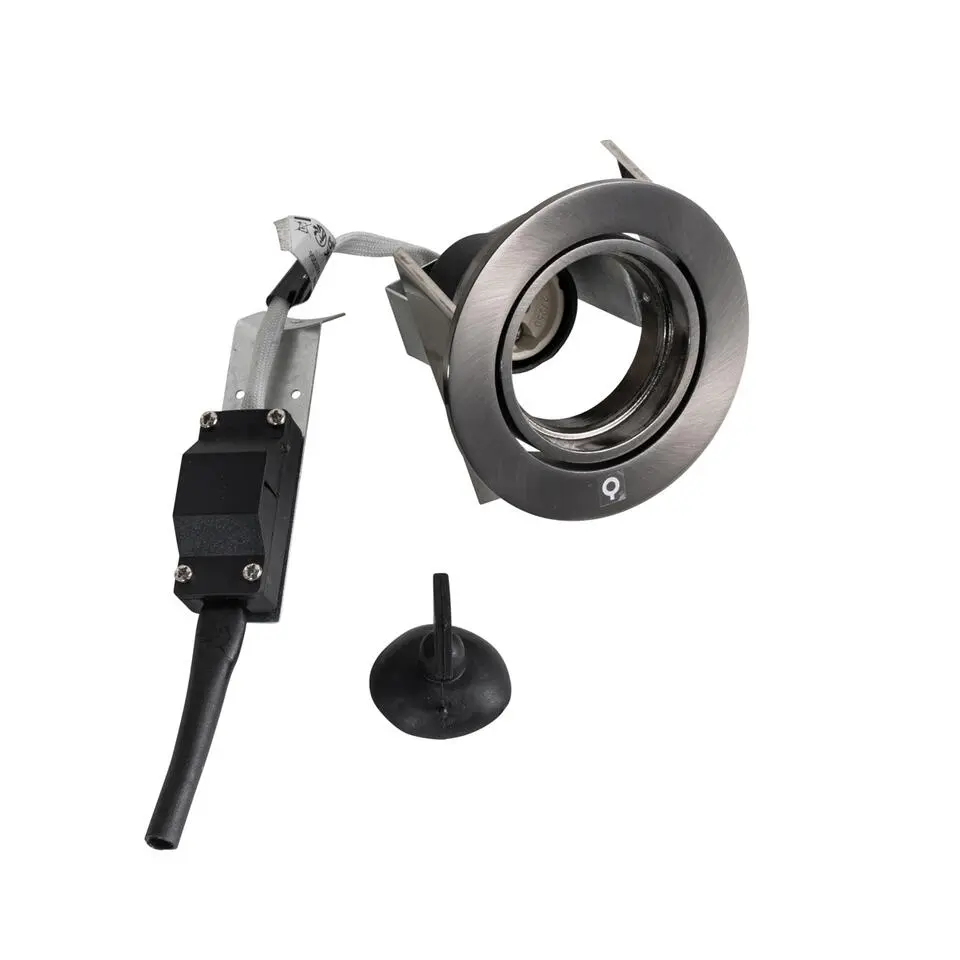 Qazqa inbouwspots cisco gunmetal gu10