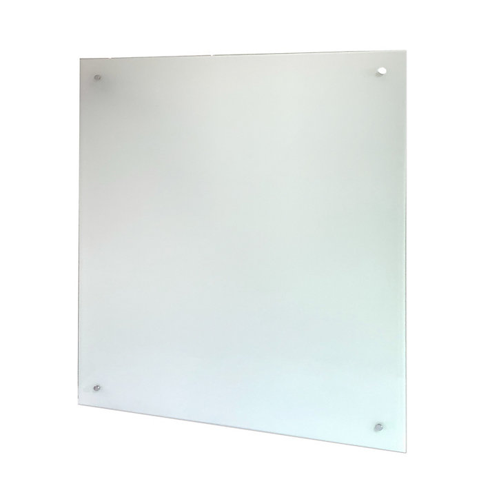 Crédence de cuisine en verre blanc H. 60 x L. 70.5 cm