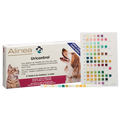 Alinea Heimtest Urincontrol Hund/Katze 5 Tests
