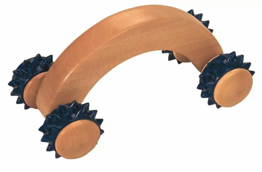 Croll og Denecke Massagerulle Lille m. Blå Knopper - 1 stk.