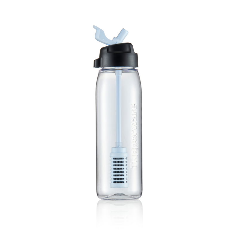 Pure & Go Wasserfilter-Flasche 750ml Frisch gefiltertes Wasser, wohin auch immer du gehst!