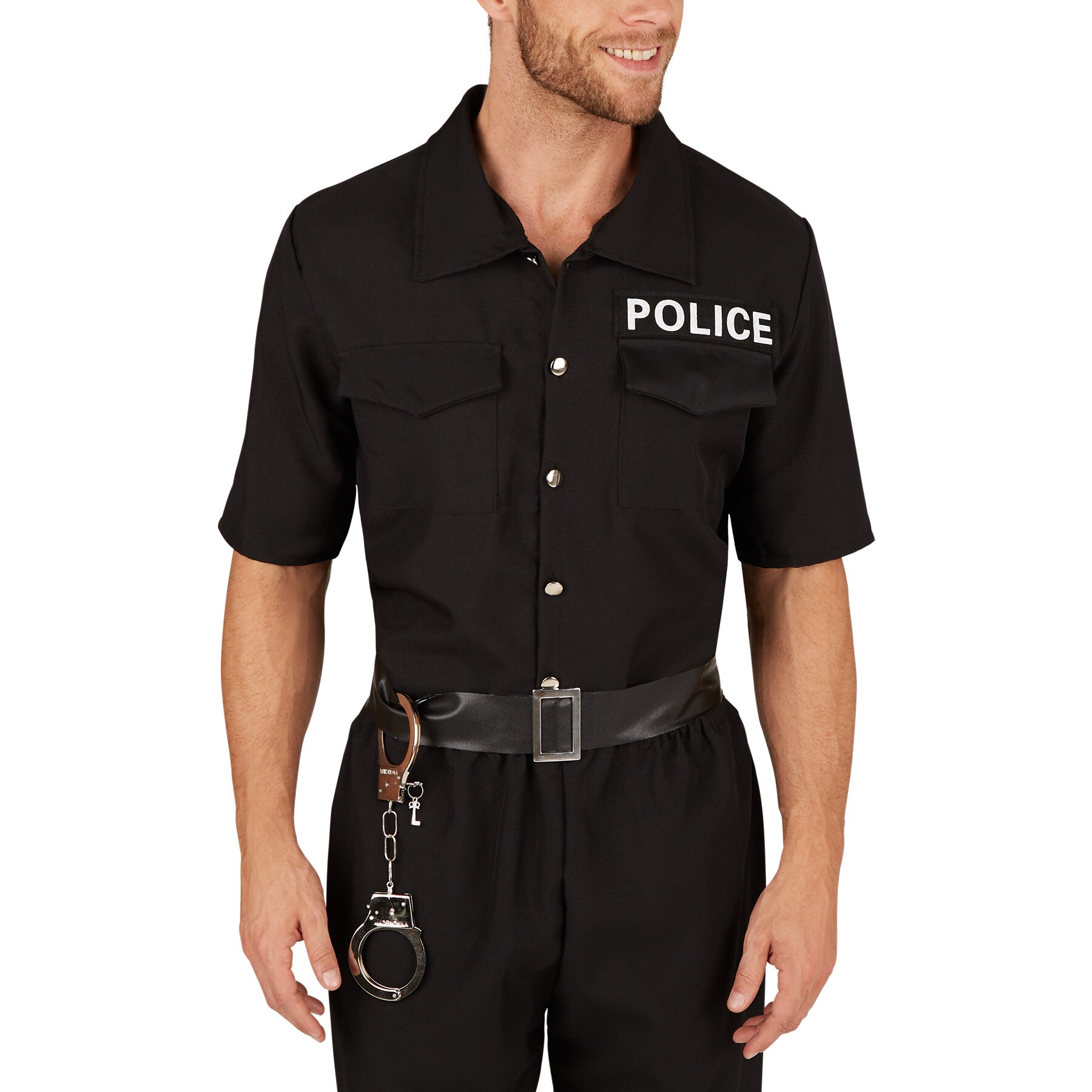 tectake® Herrenkostüm Polizist