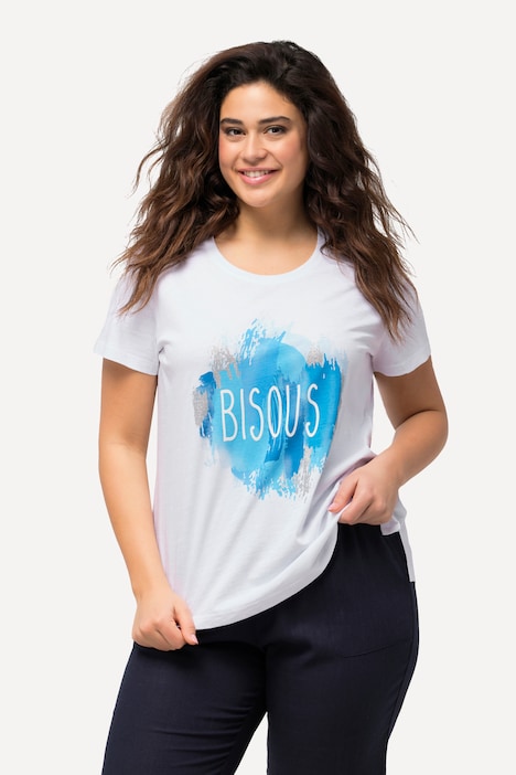 T-Shirt, Bisous , Rundhals, Classic, Halbarm