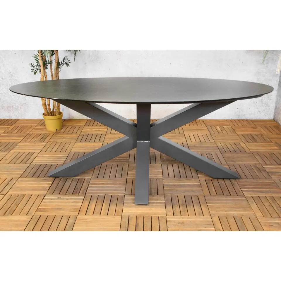 Sens-Line - Atalanta Tuintafel Ovaal 200x100cm - Keramiek