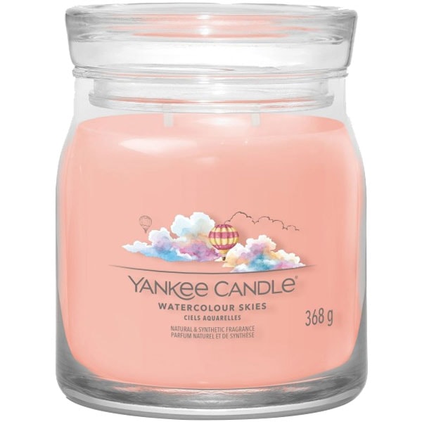 Bougie jarre - Ciels aquarelles - Modèle medium - 368 g