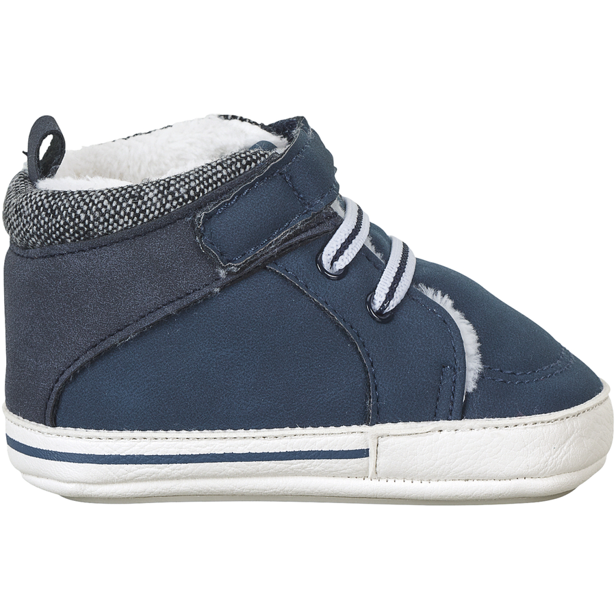 Sterntaler Babyschuh Materialmix marine